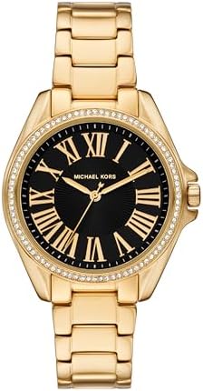 MICHAEL KORS ゴールド 時計 Amazon.com: Michael Kors Lennox Three-Hand Rose Gold-Tone